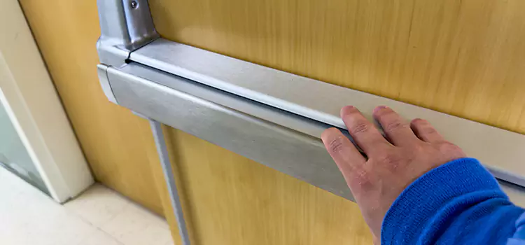 Installing a Push Bar on a Door Eldersburg